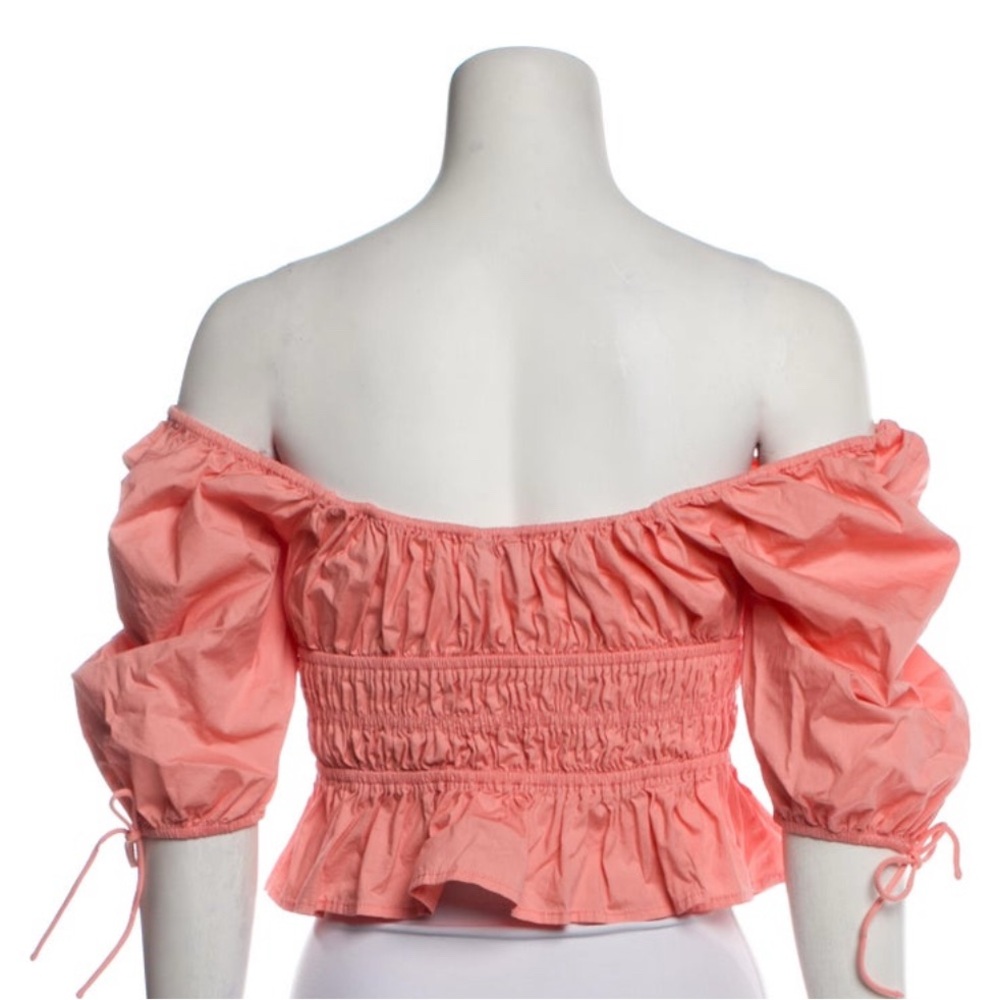 Staud Off-Shoulder Pink Top - Picture 3 of 12